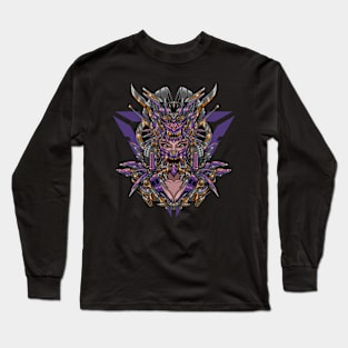 great geisha mecha illustration Long Sleeve T-Shirt